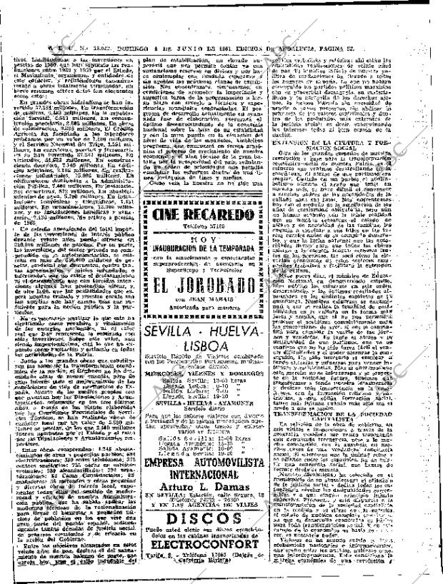 ABC SEVILLA 04-06-1961 página 52