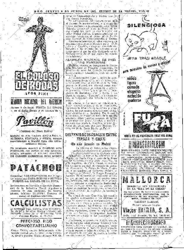 ABC MADRID 08-06-1961 página 62