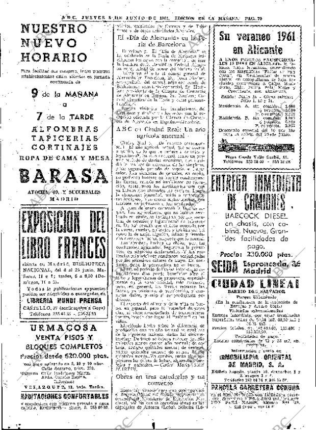 ABC MADRID 08-06-1961 página 70