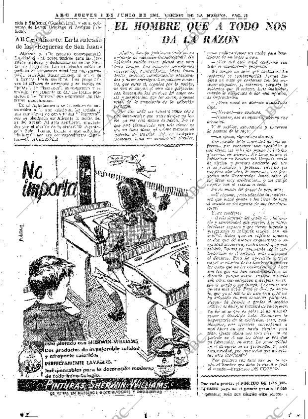 ABC MADRID 08-06-1961 página 71