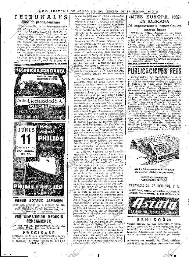 ABC MADRID 08-06-1961 página 72