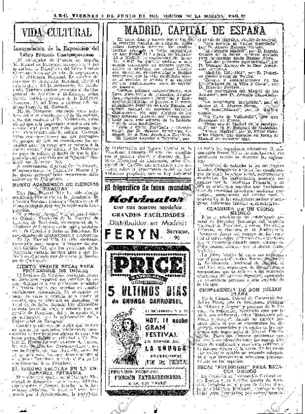ABC MADRID 09-06-1961 página 63