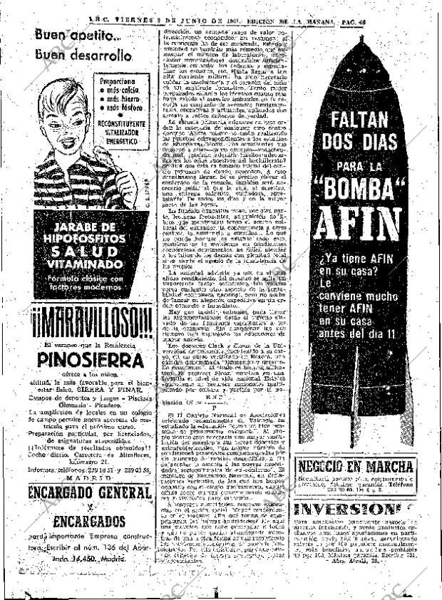 ABC MADRID 09-06-1961 página 66