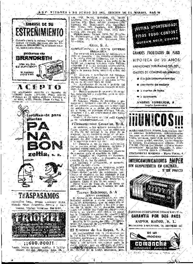 ABC MADRID 09-06-1961 página 76