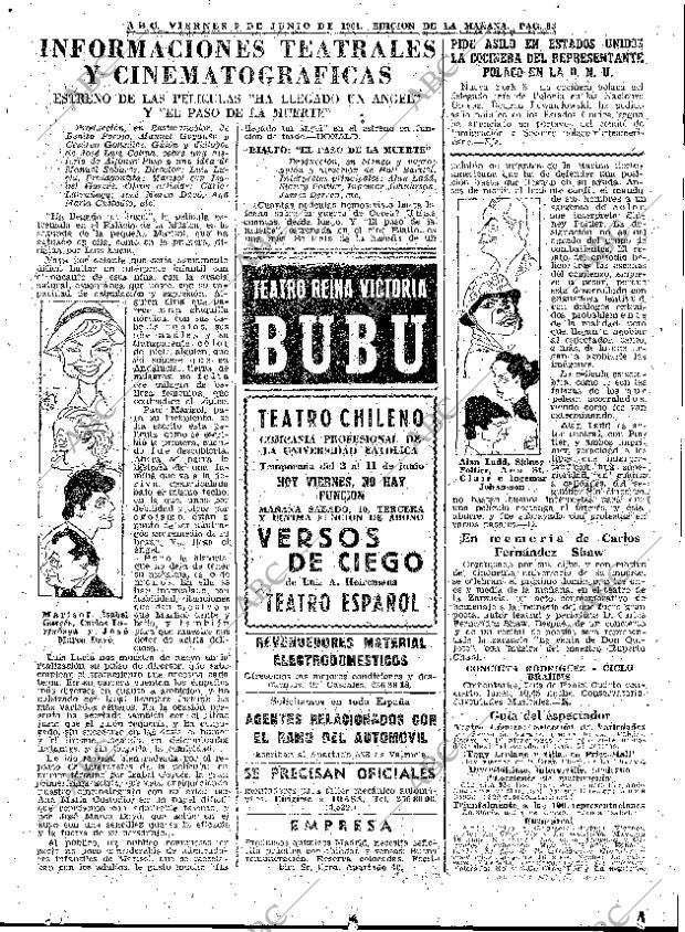 ABC MADRID 09-06-1961 página 83
