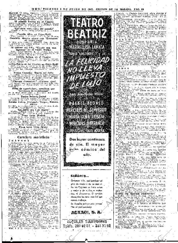 ABC MADRID 09-06-1961 página 84
