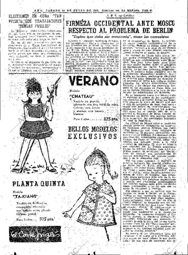 ABC MADRID 10-06-1961 página 51