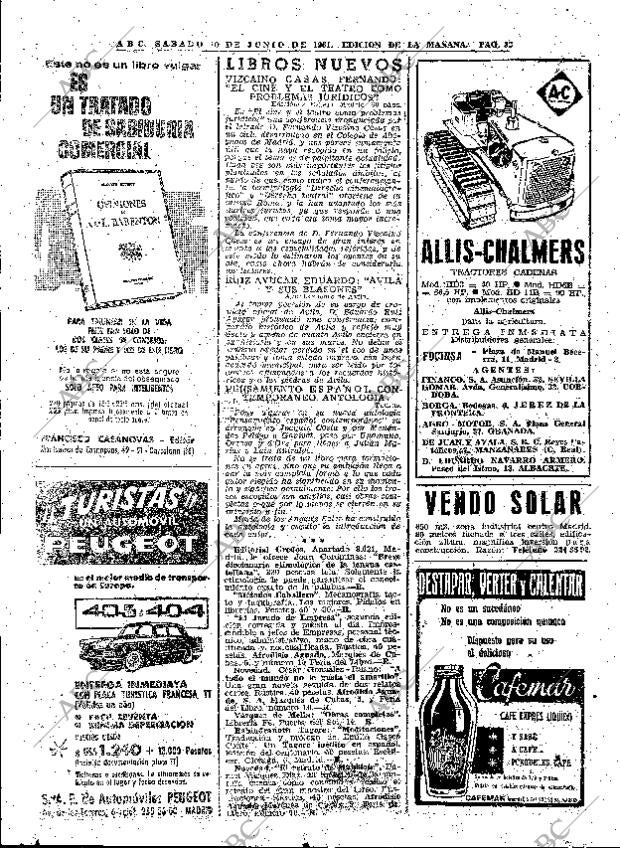 ABC MADRID 10-06-1961 página 82