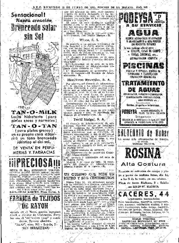 ABC MADRID 11-06-1961 página 108