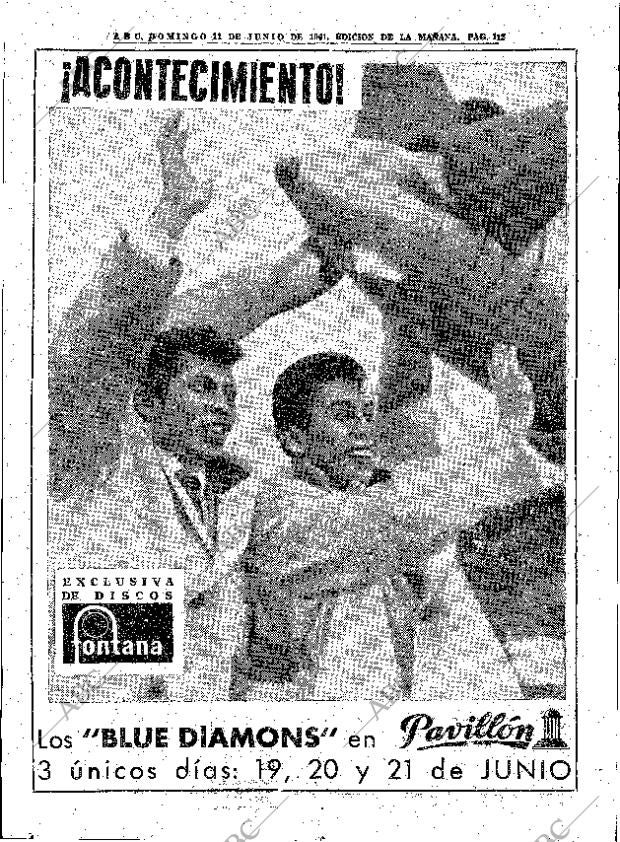 ABC MADRID 11-06-1961 página 112