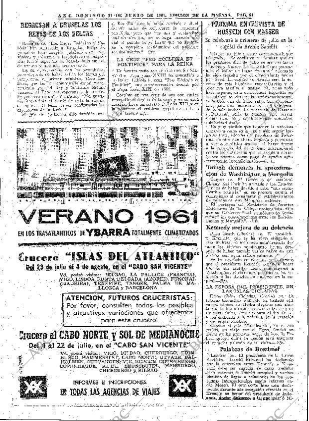 ABC MADRID 11-06-1961 página 81