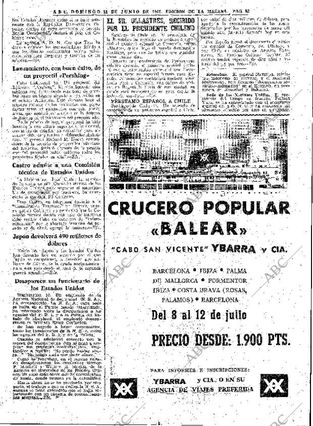 ABC MADRID 11-06-1961 página 83