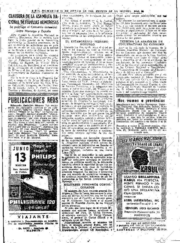 ABC MADRID 11-06-1961 página 90
