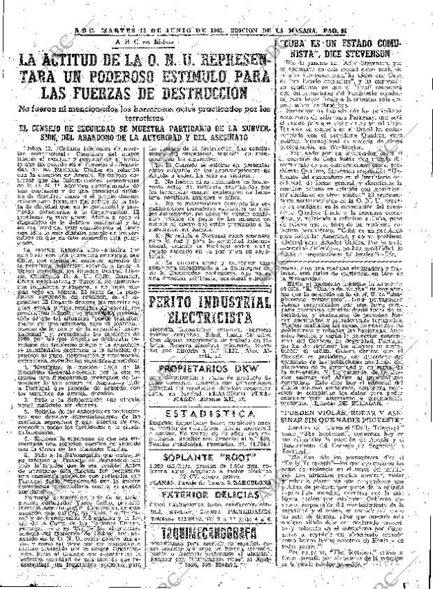 ABC MADRID 13-06-1961 página 51
