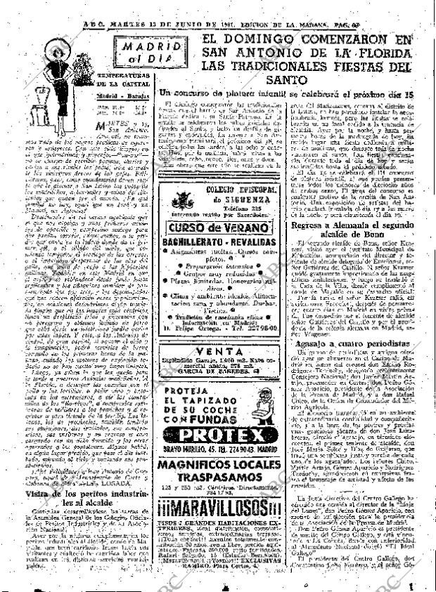 ABC MADRID 13-06-1961 página 65