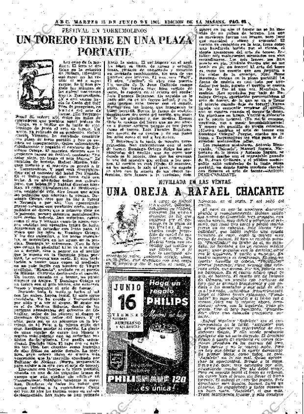 ABC MADRID 13-06-1961 página 67
