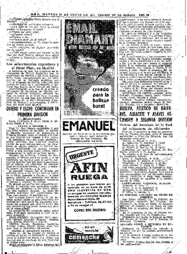 ABC MADRID 13-06-1961 página 74