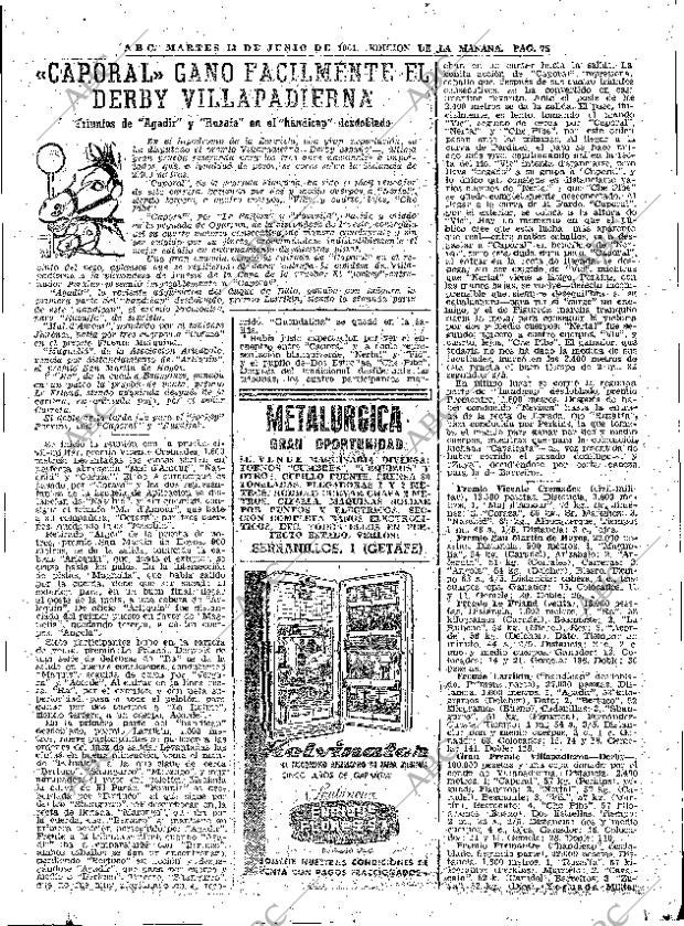 ABC MADRID 13-06-1961 página 75