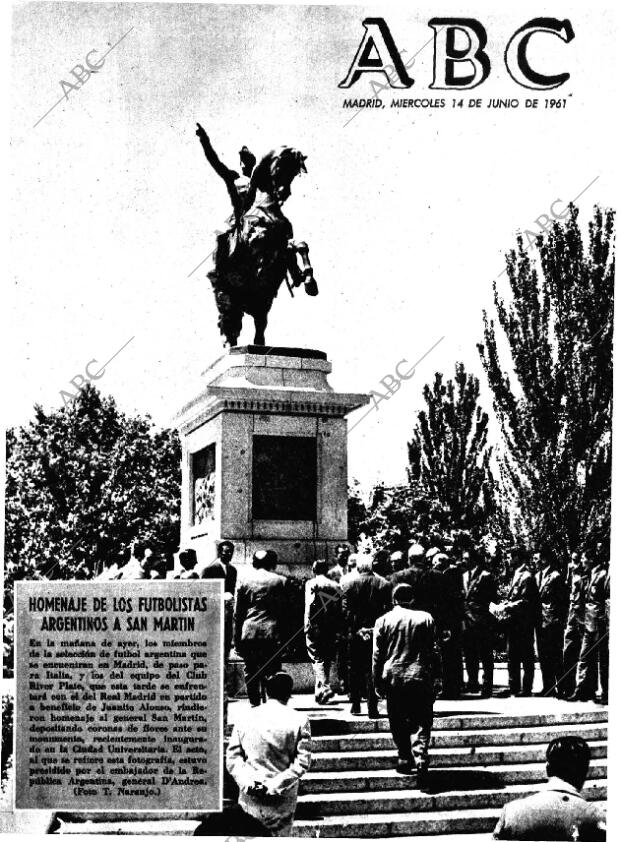 ABC MADRID 14-06-1961 página 1