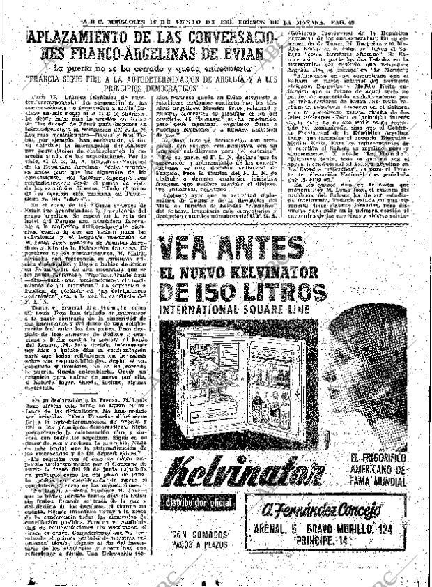 ABC MADRID 14-06-1961 página 49