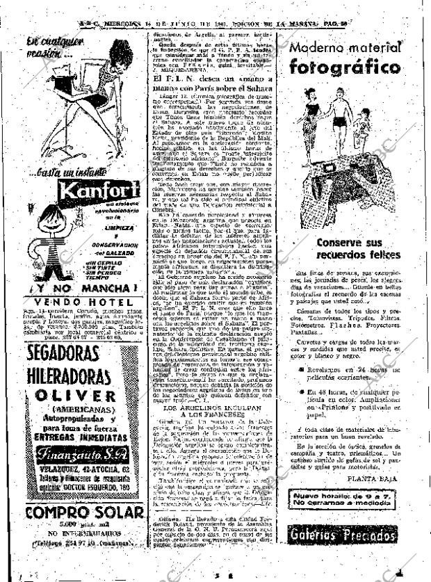 ABC MADRID 14-06-1961 página 50