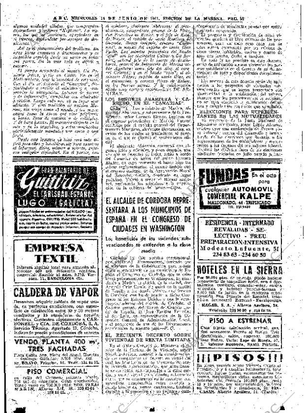 ABC MADRID 14-06-1961 página 58