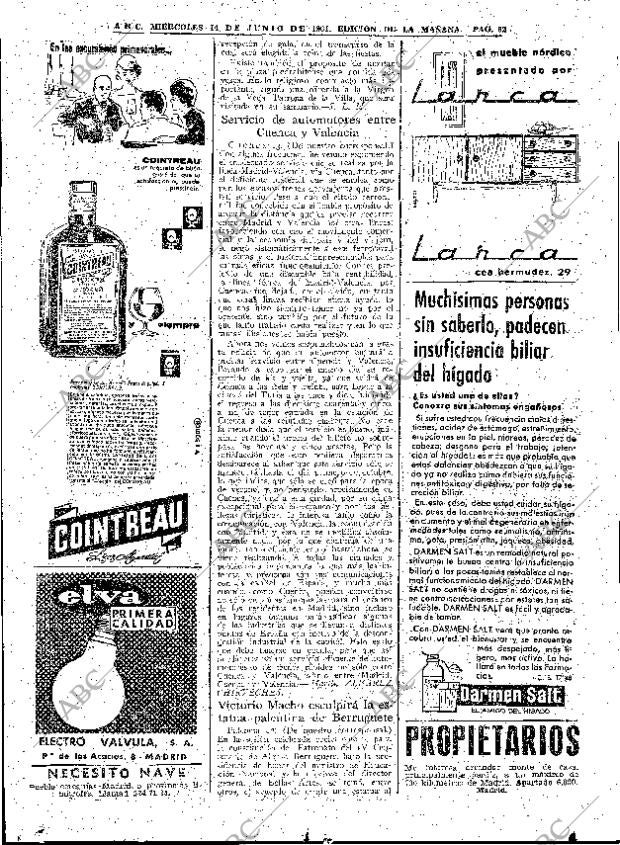 ABC MADRID 14-06-1961 página 62
