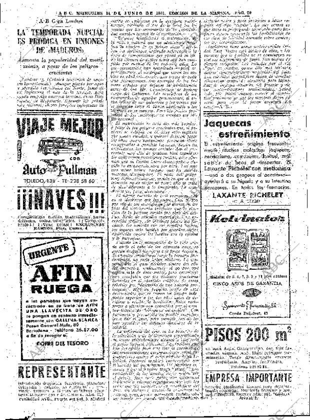 ABC MADRID 14-06-1961 página 79