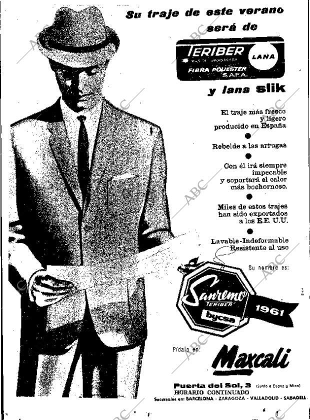 ABC MADRID 15-06-1961 página 22