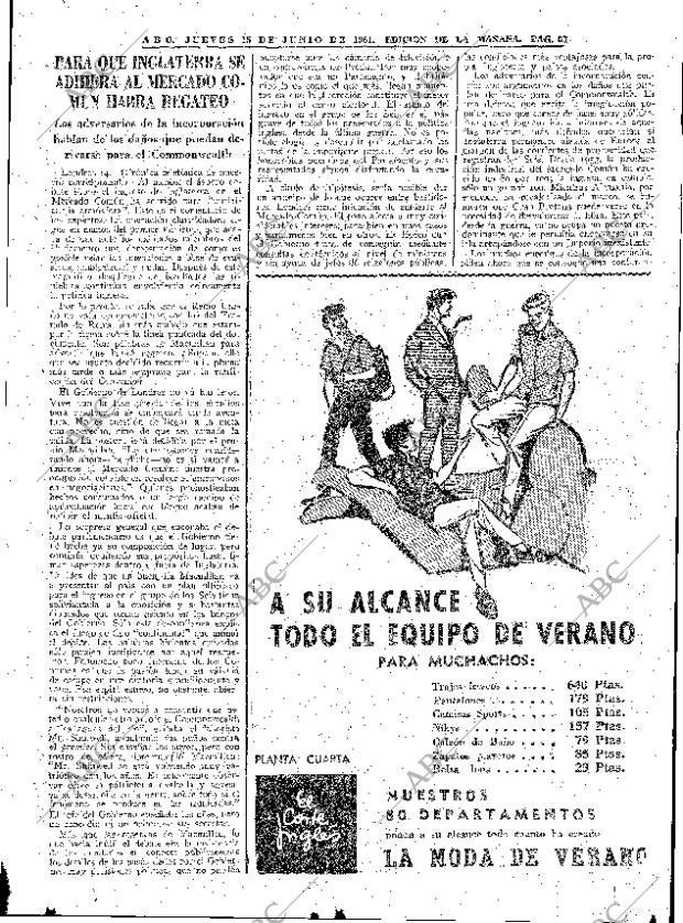ABC MADRID 15-06-1961 página 57
