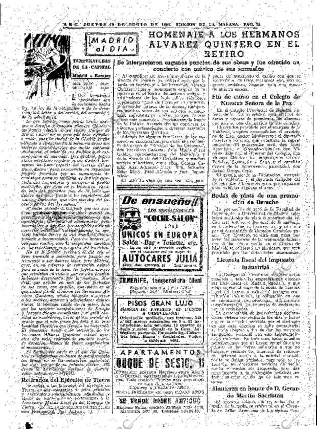 ABC MADRID 15-06-1961 página 75