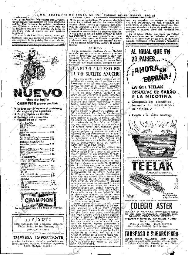 ABC MADRID 15-06-1961 página 80