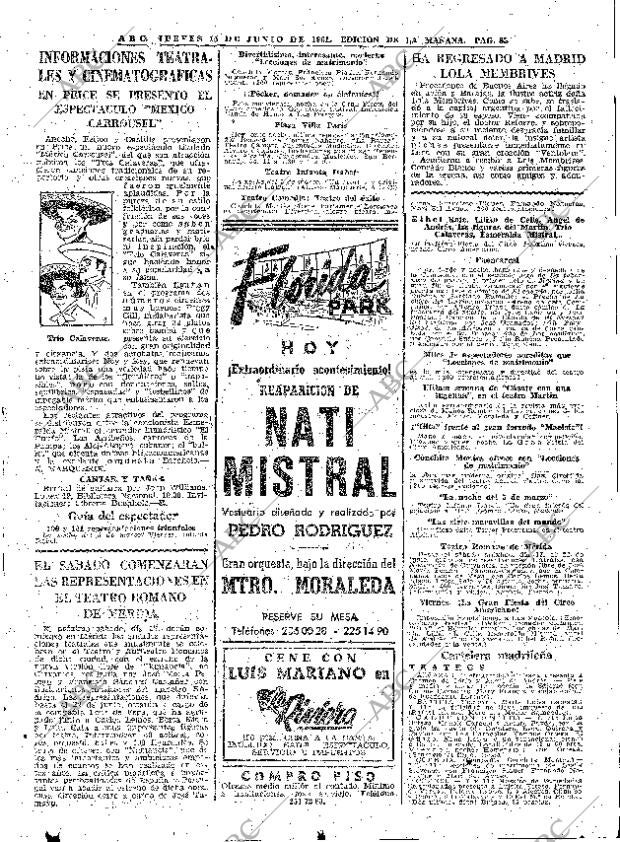 ABC MADRID 15-06-1961 página 83