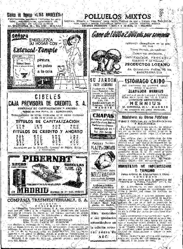 ABC MADRID 15-06-1961 página 94