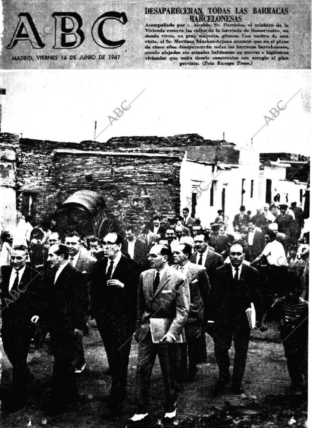 ABC MADRID 16-06-1961 página 1