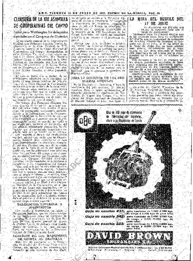 ABC MADRID 16-06-1961 página 59