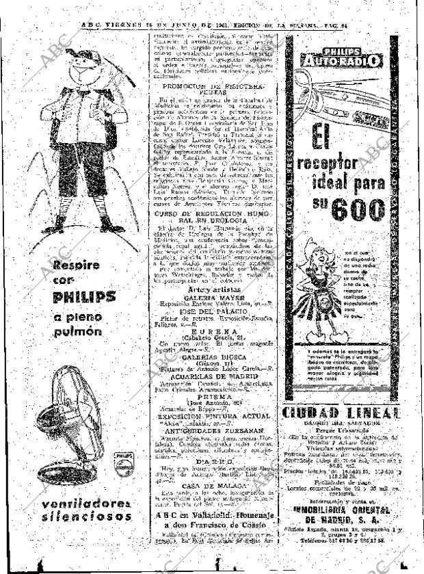 ABC MADRID 16-06-1961 página 64