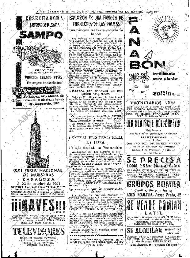 ABC MADRID 16-06-1961 página 66