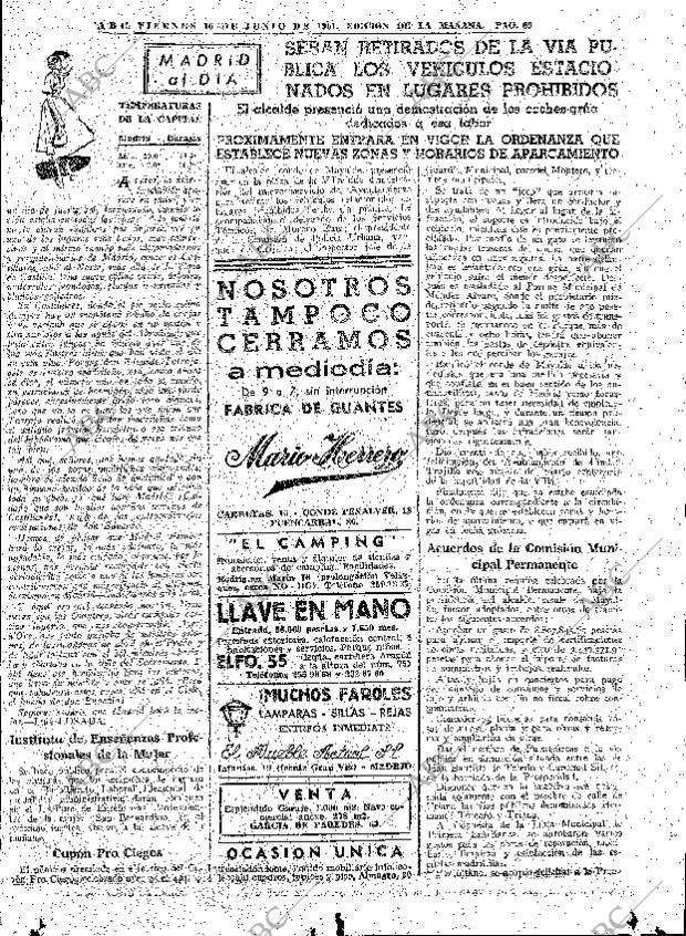 ABC MADRID 16-06-1961 página 69