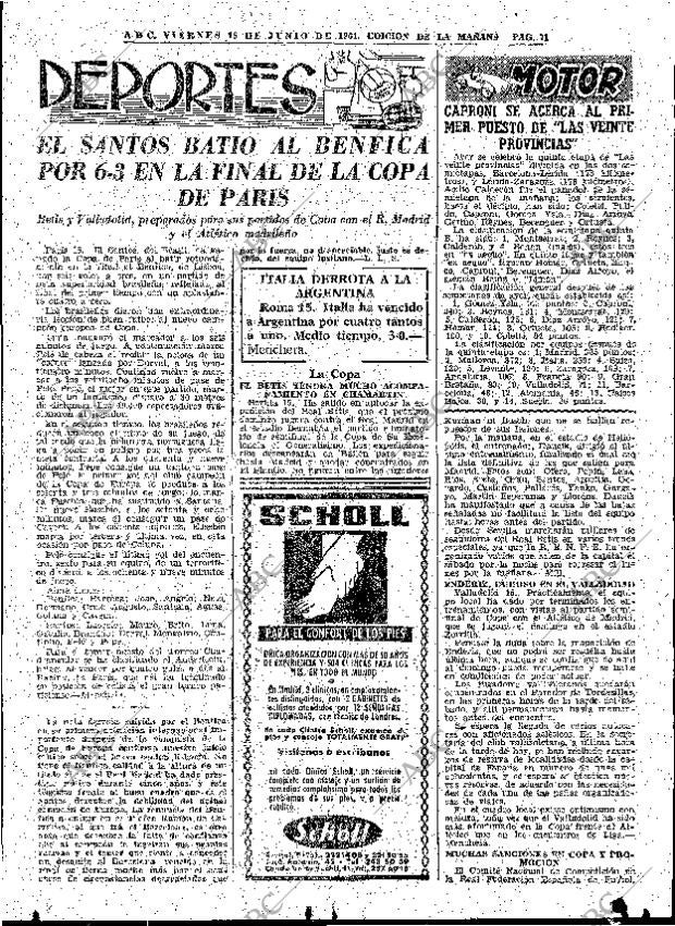 ABC MADRID 16-06-1961 página 71