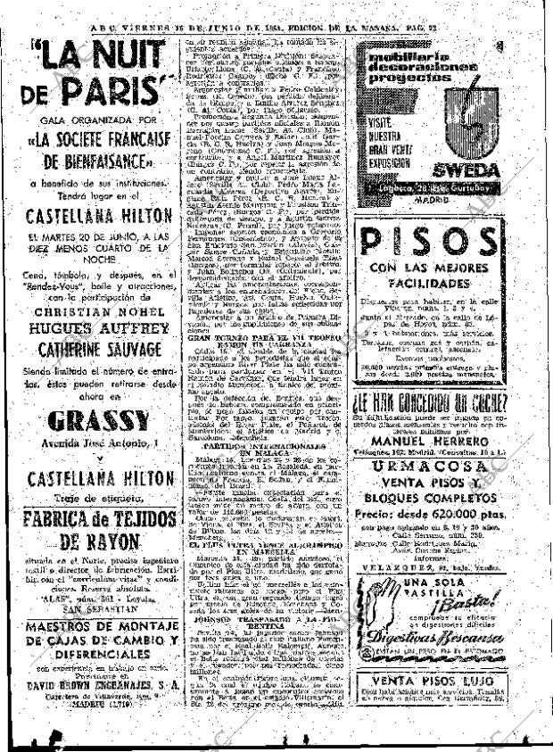 ABC MADRID 16-06-1961 página 72