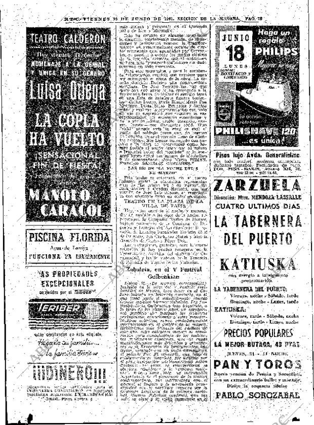 ABC MADRID 16-06-1961 página 78