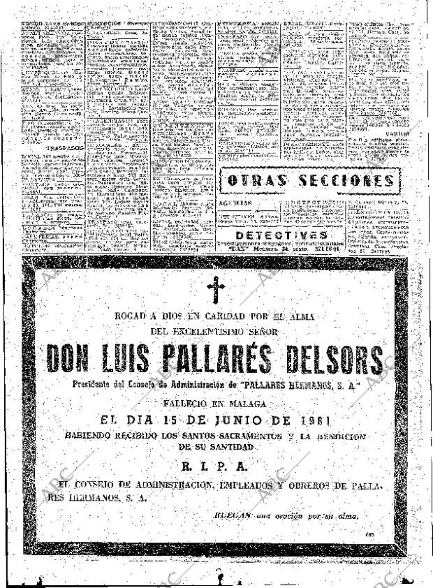 ABC MADRID 16-06-1961 página 88