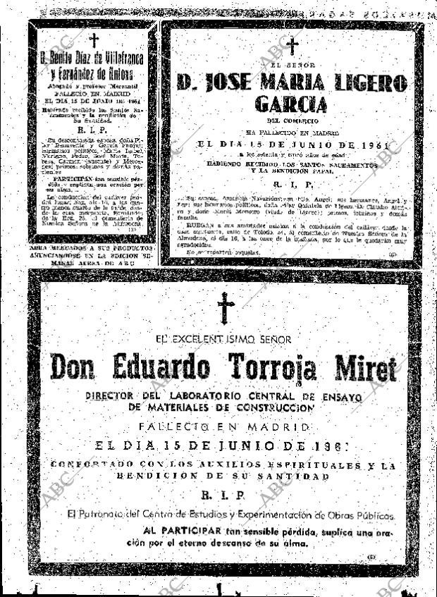 ABC MADRID 16-06-1961 página 92