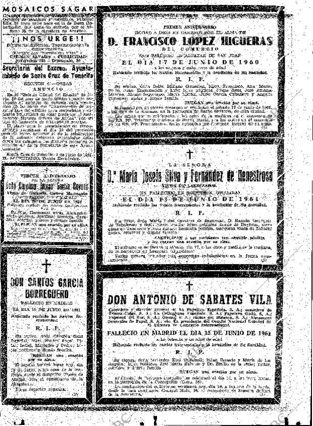 ABC MADRID 16-06-1961 página 93