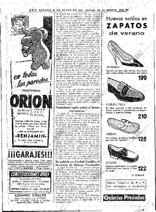 ABC MADRID 17-06-1961 página 50