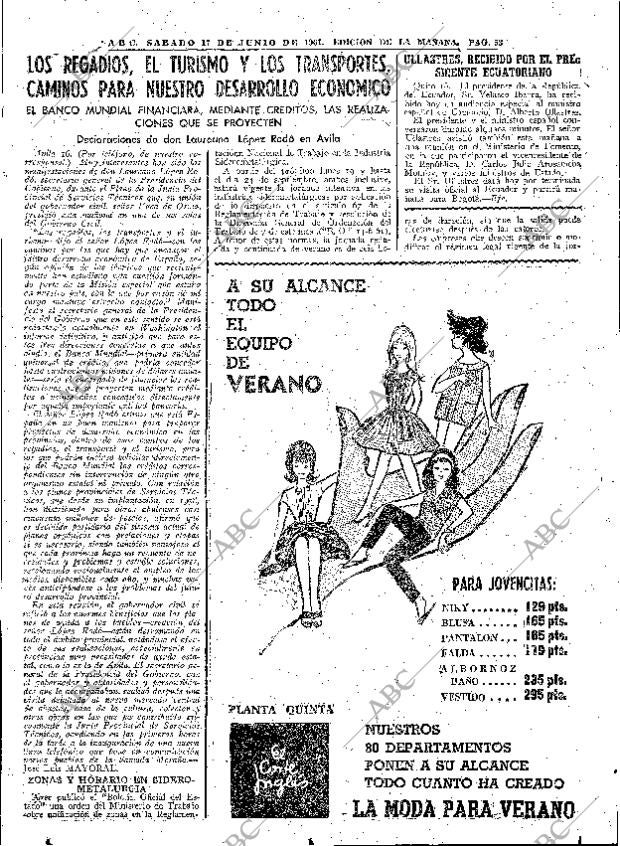 ABC MADRID 17-06-1961 página 53