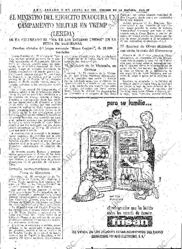 ABC MADRID 17-06-1961 página 61