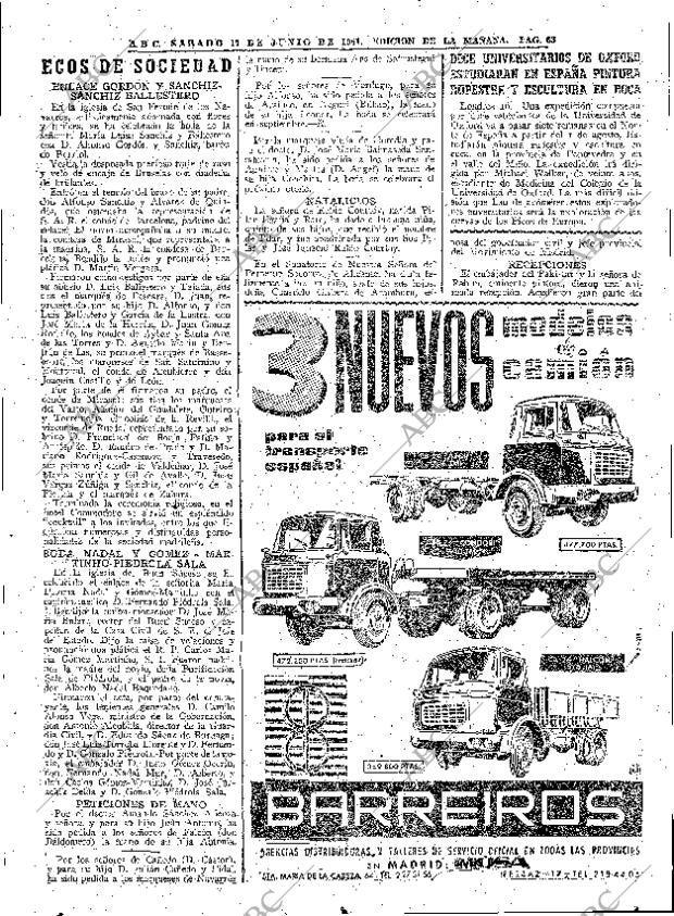 ABC MADRID 17-06-1961 página 63