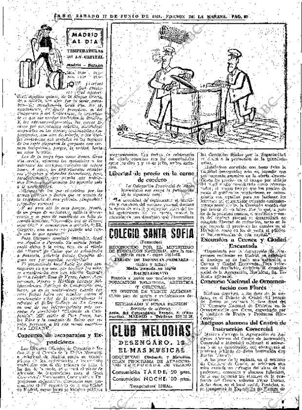 ABC MADRID 17-06-1961 página 69